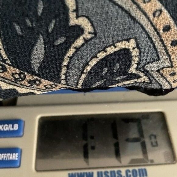 VTG Poetica Patchwork Reversible Button Front Vest Women Size M Blue/Purple - Picture 11 of 11